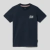 Jack & Jones T-Shirt Mit Label-Applikation - Marineblau