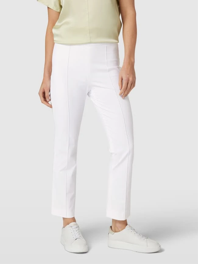 Raffaello Rossi Flared Cut Schlupfhose Mit Ziernähten Modell 'MACY' - Weiß 6 Raffaello Rossi Flared Cut Schlupfhose Mit Ziernähten Modell 'MACY' - Weiß – Bild 4