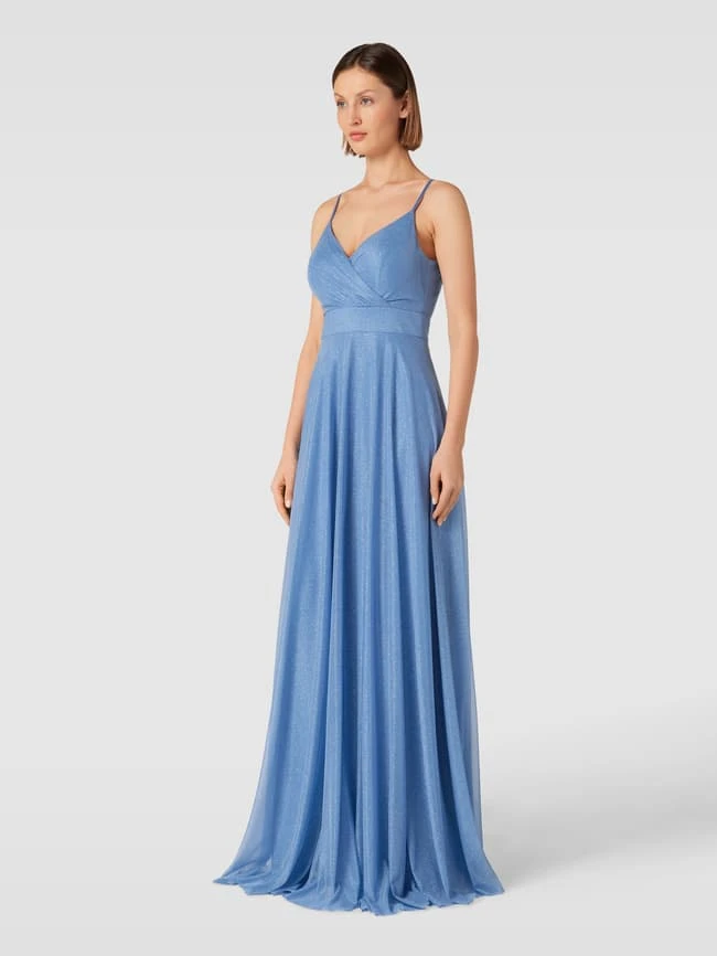 TROYDEN COLLECTION Abendkleid In Schimmernder Optik - Bleu 3 TROYDEN COLLECTION Abendkleid In Schimmernder Optik - Bleu