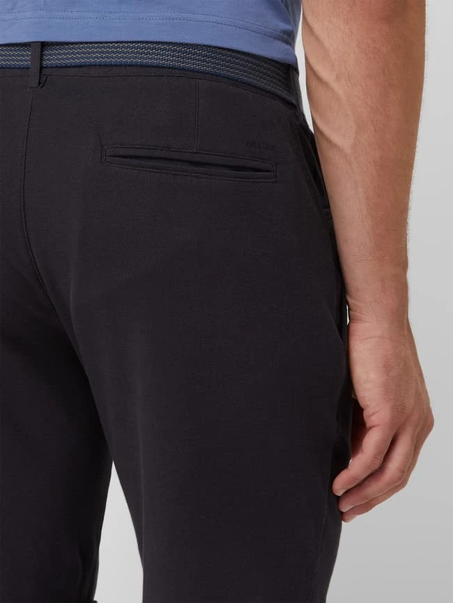 MCNEAL Chino-Shorts Aus Piqué - Marineblau 5 MCNEAL Chino-Shorts Aus Piqué - Marineblau – Bild 3