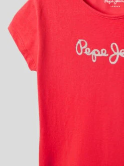 Pepe Jeans T-Shirt Mit Label-Detail Modell 'HANA' - Rot -Beliebt Bekleidungsgeschäft a53jaj2c8gp36c9i71852cam6p348l2jap8kija16d6jce2b9l0j4h27952j4gag8564uj9k8l8kqeai6h3j6dpi6di34ohj6tij8c1k75j38o9g68o6adhpc5hjgdb574om4pg