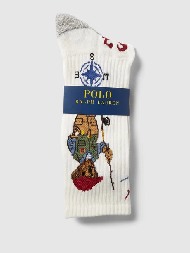 Polo Ralph Lauren Underwear Socken Mit Motiv-Print Modell 'KEY WEST BEAR' - Weiß 5 Polo Ralph Lauren Underwear Socken Mit Motiv-Print Modell 'KEY WEST BEAR' - Weiß – Bild 3