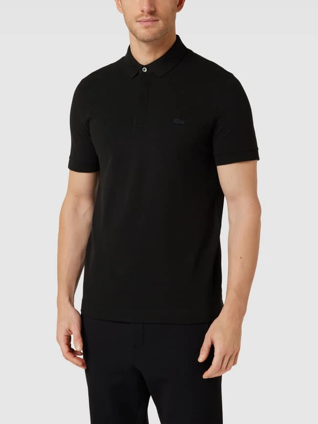 Lacoste Classic Fit Poloshirt Mit Label-Detail - Schwarz 6 Lacoste Classic Fit Poloshirt Mit Label-Detail - Schwarz – Bild 4