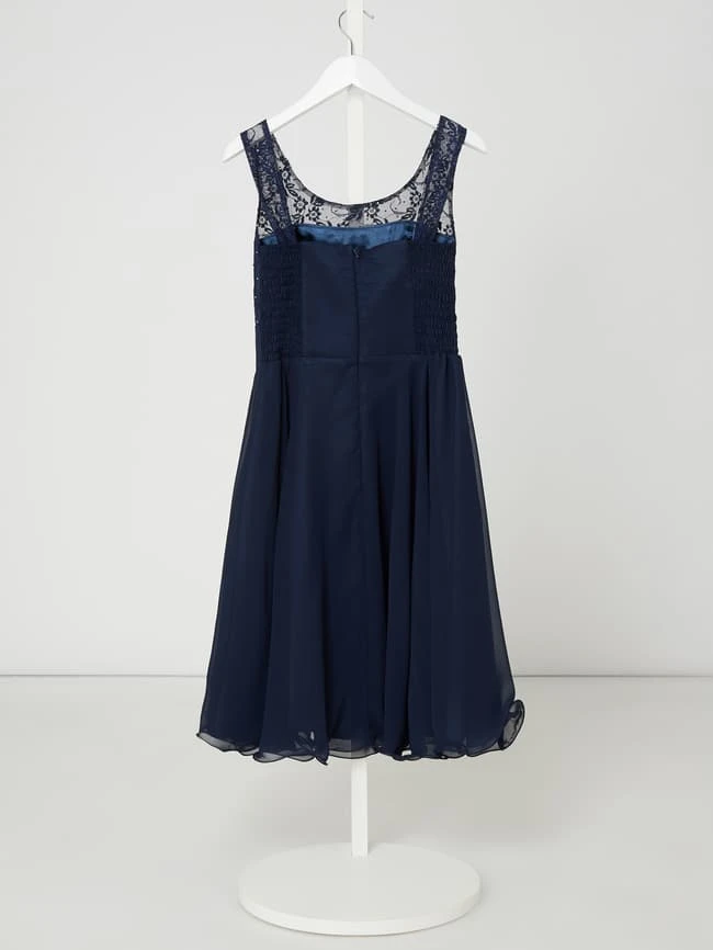 G.O.L. Kleid Mit Ziersteinbesatz - Marineblau 5 G.O.L. Kleid Mit Ziersteinbesatz - Marineblau – Bild 3