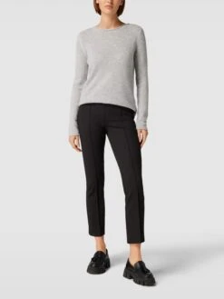 Cambio Stoffhose Mit Ziernähten Modell 'RANEE EASY KICK' - Schwarz