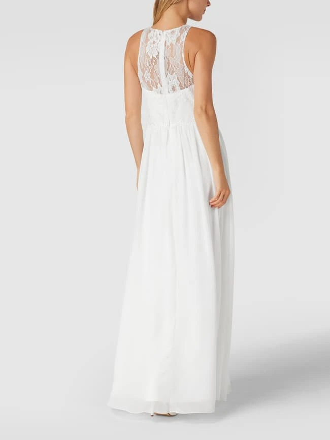 Mascara Abendkleid Mit Floralen Stickereien Und Zierperlen - Offwhite 7 Mascara Abendkleid Mit Floralen Stickereien Und Zierperlen - Offwhite – Bild 5