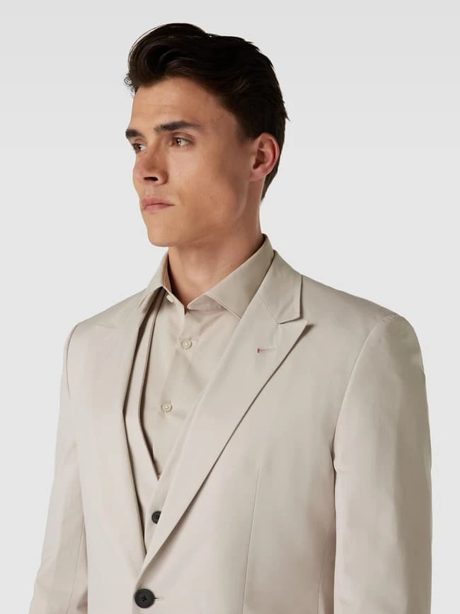 HUGO Anzug Mit 2-Knopf-Sakko Modell 'Henry/Getlin' - Beige 5 HUGO Anzug Mit 2-Knopf-Sakko Modell 'Henry/Getlin' - Beige – Bild 3