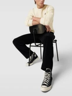 Jack & Jones Sweatshirt Mit Label-Patch - Offwhite