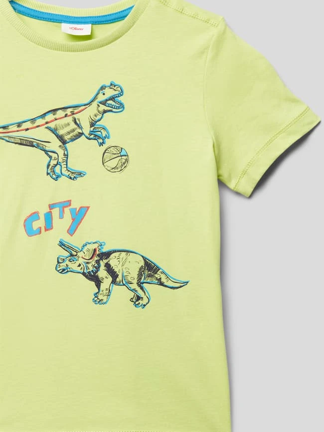 S.Oliver RED LABEL T-Shirt Mit Motiv-Print - Apfelgrün 4 S.Oliver RED LABEL T-Shirt Mit Motiv-Print - Apfelgrün – Bild 2