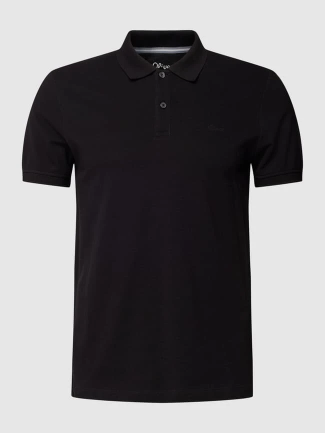 S.Oliver RED LABEL Regular Fit Poloshirt Aus Baumwolle - Schwarz 4 S.Oliver RED LABEL Regular Fit Poloshirt Aus Baumwolle - Schwarz – Bild 2