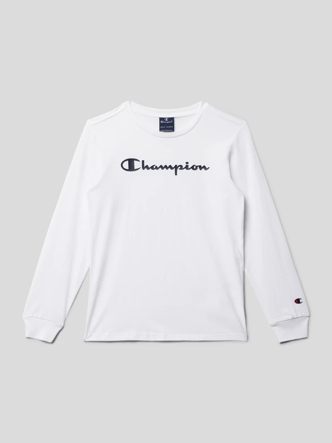 CHAMPION Longsleeve Mit Label-Print - Weiß 3 CHAMPION Longsleeve Mit Label-Print - Weiß