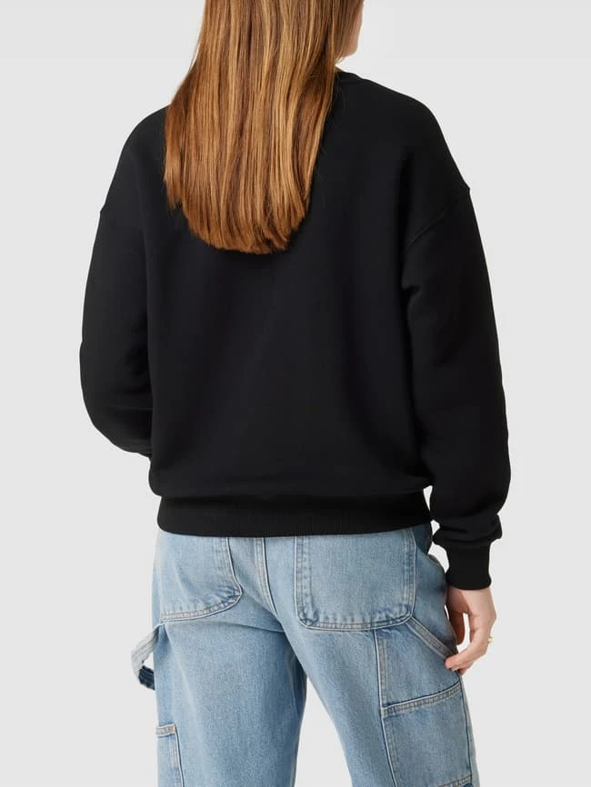 REVIEW Sweatshirt Mit Logo-Stitching Modell 'EMBRO' - Schwarz 7 REVIEW Sweatshirt Mit Logo-Stitching Modell 'EMBRO' - Schwarz – Bild 5