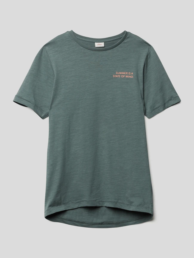 S.Oliver RED LABEL T-Shirt Mit Motiv-Print - Dunkelgrün 3 S.Oliver RED LABEL T-Shirt Mit Motiv-Print - Dunkelgrün