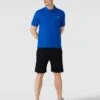 Lacoste Classic Fit Poloshirt Mit Label-Applikation - Aqua Blau