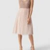 Jake*s Cocktail Cocktailkleid Mit Paillettenbesatz - Metallic Rosa Meliert