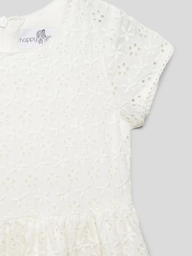 Happy Girls Minikleid Mit Floralem Muster - Ecru 4 Happy Girls Minikleid Mit Floralem Muster - Ecru – Bild 2