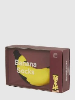 Eat My Socks Socken Mit Stretch-Anteil Modell "Banana“ - Gelb