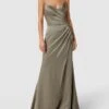 Luxuar Abendkleid Mit Gekreuzter Schnürung Auf Der Rückseite - Mint