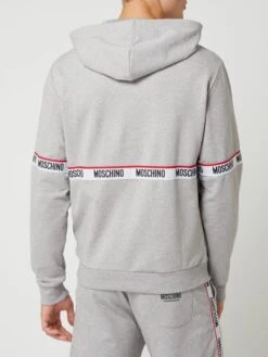 Moschino Swim + Underwear Hoodie Mit Logo-Streifen - Mittelgrau Meliert -Beliebt Bekleidungsgeschäft ad554k1i8kr5al9l8d1koh1g98ok2h2h6p23ahal8so44laea0p5adho990kqjqb91b4qga198sl8dqba13jcohm6kr64e9pc8sm8dhk71hmce9kcph32pj1cpgj0d1ockrj6d8
