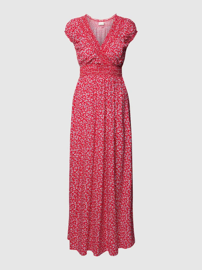 Apricot Maxikleid Aus Viskose Mit Allover-Muster - Rot 4 Apricot Maxikleid Aus Viskose Mit Allover-Muster - Rot – Bild 2