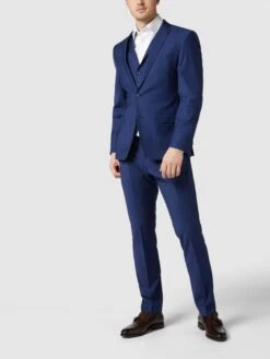 Roy Robson Anzughose Mit Stretch-Anteil - Royalblau