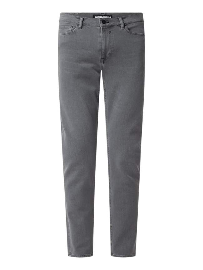 Armedangels Extra Slim Fit Jeans Mit Stretch-Anteil Modell 'Jaari' - Mittelgrau 4 Armedangels Extra Slim Fit Jeans Mit Stretch-Anteil Modell 'Jaari' - Mittelgrau – Bild 2