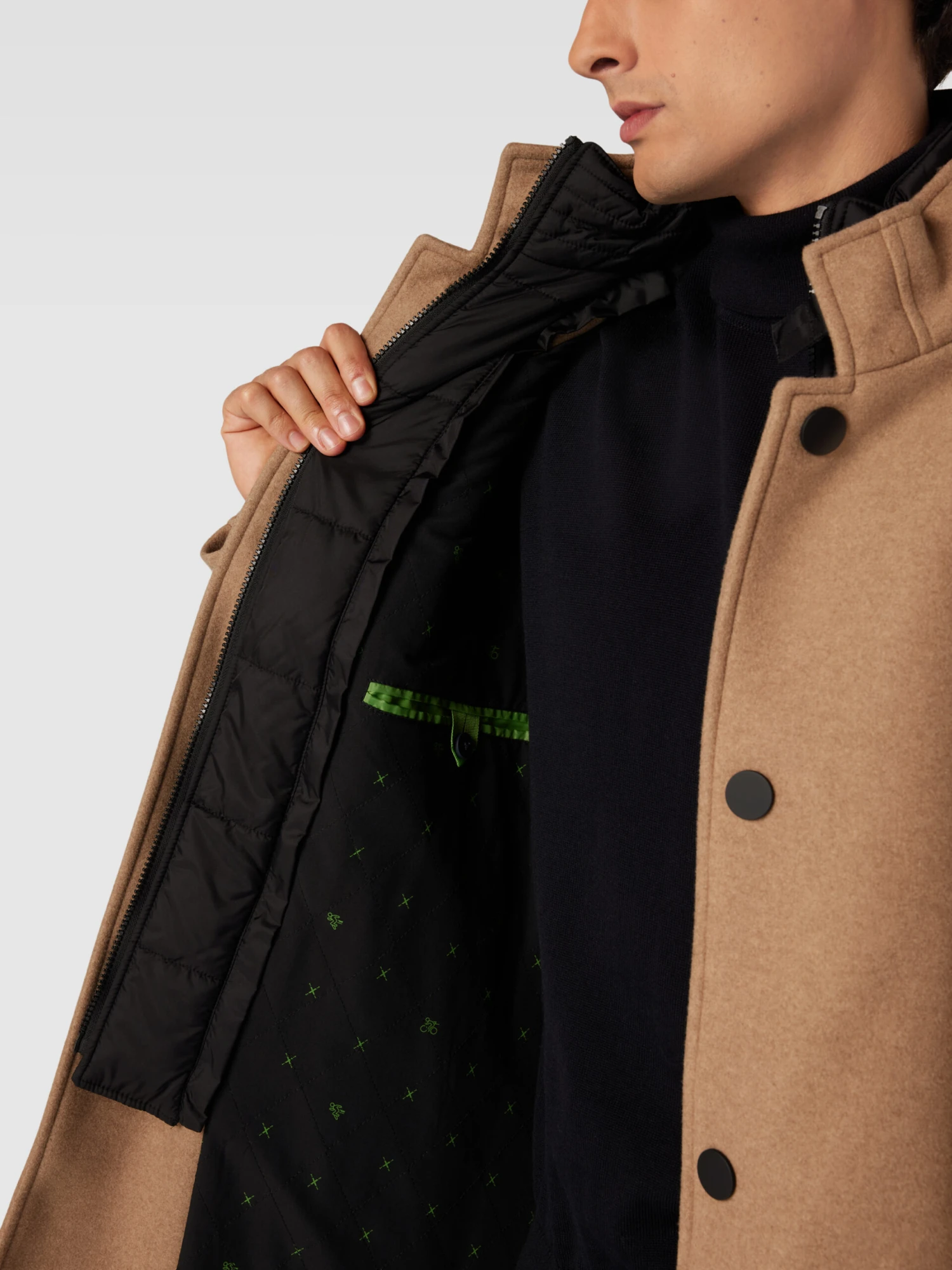 MCNEAL Mantel Mit Reverskragen - Sand 5 MCNEAL Mantel Mit Reverskragen - Sand – Bild 3