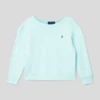 Polo Ralph Lauren Kids Sweatshirt Mit Label-Stitching - Mint