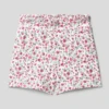 Name It Shorts Mit Allover-Muster Modell 'DOTTA' - Weiß