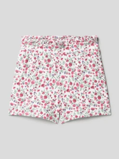 Name It Shorts Mit Allover-Muster Modell 'DOTTA' - Weiß