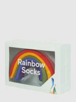 Eat My Socks Socken Mit Stretch-Anteil Modell "Rainbow“ - Grün