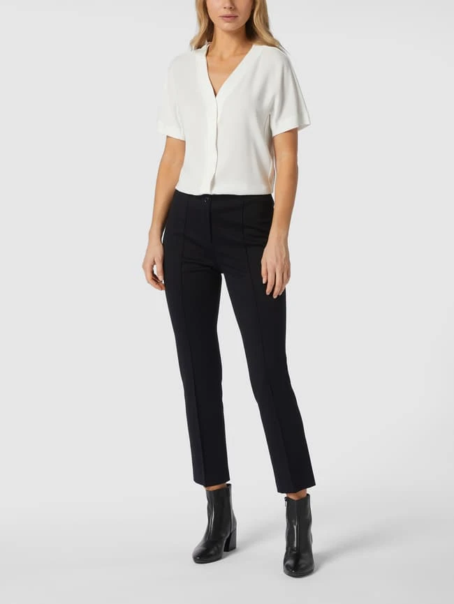 Marc Cain Stoffhose Mit Elastischem Bund - Schwarz 3 Marc Cain Stoffhose Mit Elastischem Bund - Schwarz