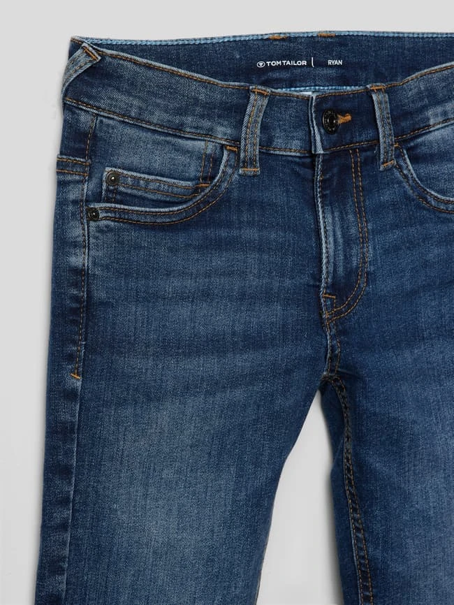 Tom Tailor Jeans Mit Kontrastnähten - Blau 4 Tom Tailor Jeans Mit Kontrastnähten - Blau – Bild 2