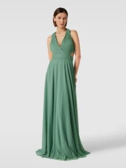 TROYDEN COLLECTION Abendkleid Mit Neckholder - Mint