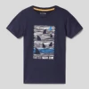 Blue Seven T-Shirt Mit Motiv-Print - Blau