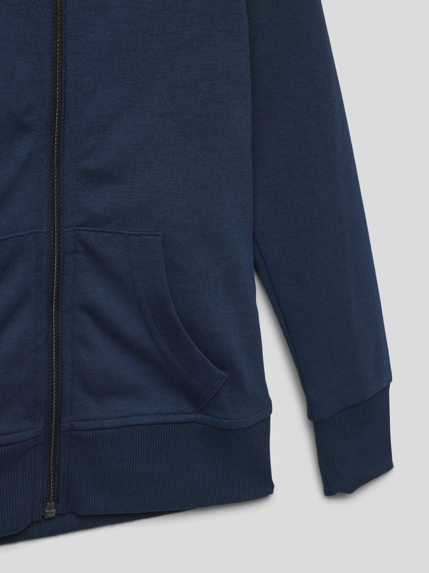 Jack & Jones Sweatjacke Mit Kapuze Modell 'BASIC' - Marineblau 4 Jack & Jones Sweatjacke Mit Kapuze Modell 'BASIC' - Marineblau – Bild 2