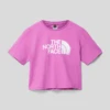 The North Face T-Shirt Mit Label-Print - Pink