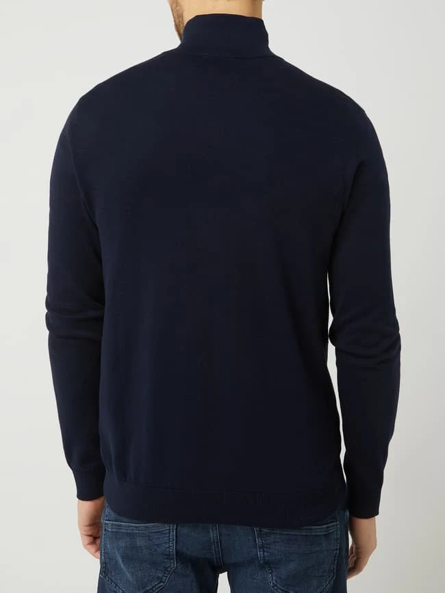 Selected Homme Strickjacke Aus Pima-Baumwolle Modell 'Berg' - Marineblau Meliert 7 Selected Homme Strickjacke Aus Pima-Baumwolle Modell 'Berg' - Marineblau Meliert – Bild 5