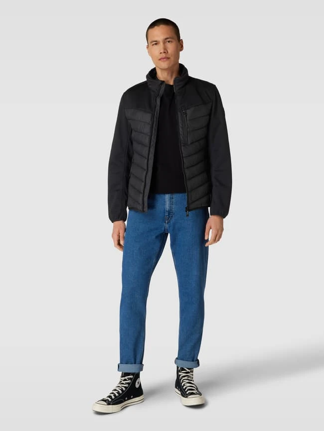 Tom Tailor Steppjacke Mit Stehkragen - Schwarz 3 Tom Tailor Steppjacke Mit Stehkragen - Schwarz