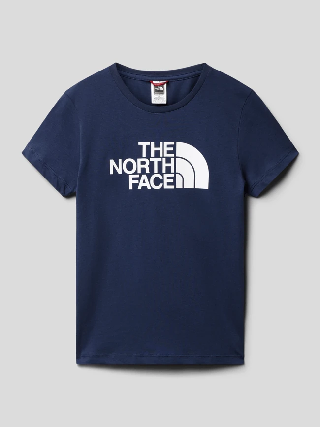 The North Face T-Shirt Mit Label-Print Modell 'EASY' - Marineblau 3 The North Face T-Shirt Mit Label-Print Modell 'EASY' - Marineblau