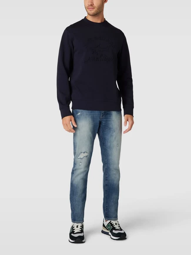 Paul&Shark Paul & Shark Sweatshirt Mit Label-Motiv - Marineblau 3 Paul&Shark Paul & Shark Sweatshirt Mit Label-Motiv - Marineblau