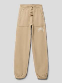 CHAMPION Sweatpants Mit Logo-Print Modell 'Rochester' - Camel