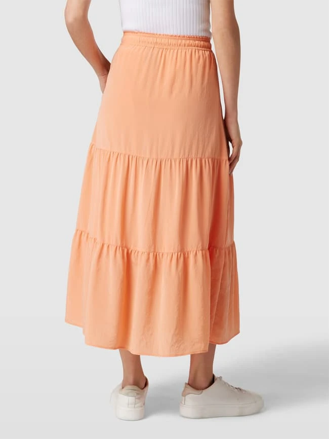 Marc Cain Maxirock Im Stufen-Look - Apricot 7 Marc Cain Maxirock Im Stufen-Look - Apricot – Bild 5