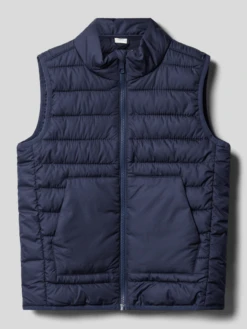 S.Oliver RED LABEL Steppweste Mit Stehkragen - Marineblau