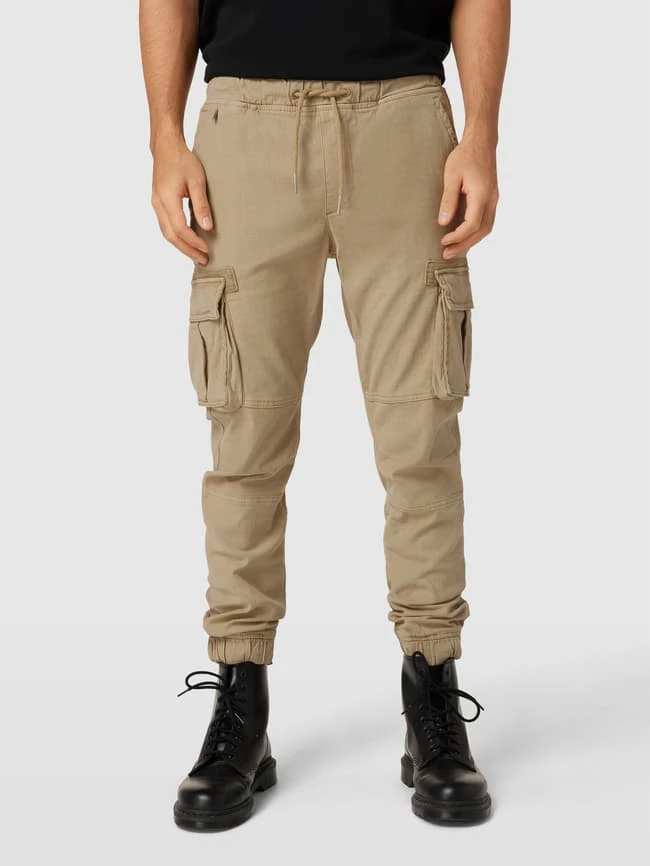 REVIEW Cargohose Mit Label-Detail - Beige 6 REVIEW Cargohose Mit Label-Detail - Beige – Bild 4