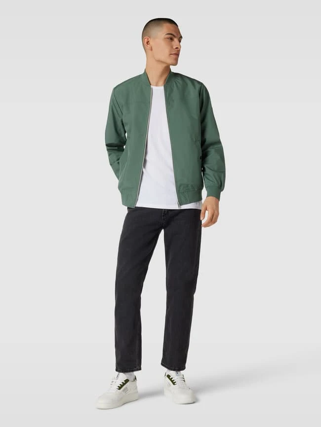 Matinique Bomberjacke Mit Label-Detail Modell 'clay' - Lindgrün 3 Matinique Bomberjacke Mit Label-Detail Modell 'clay' - Lindgrün