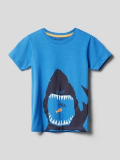 Blue Seven T-Shirt Mit Motiv-Print - Royalblau