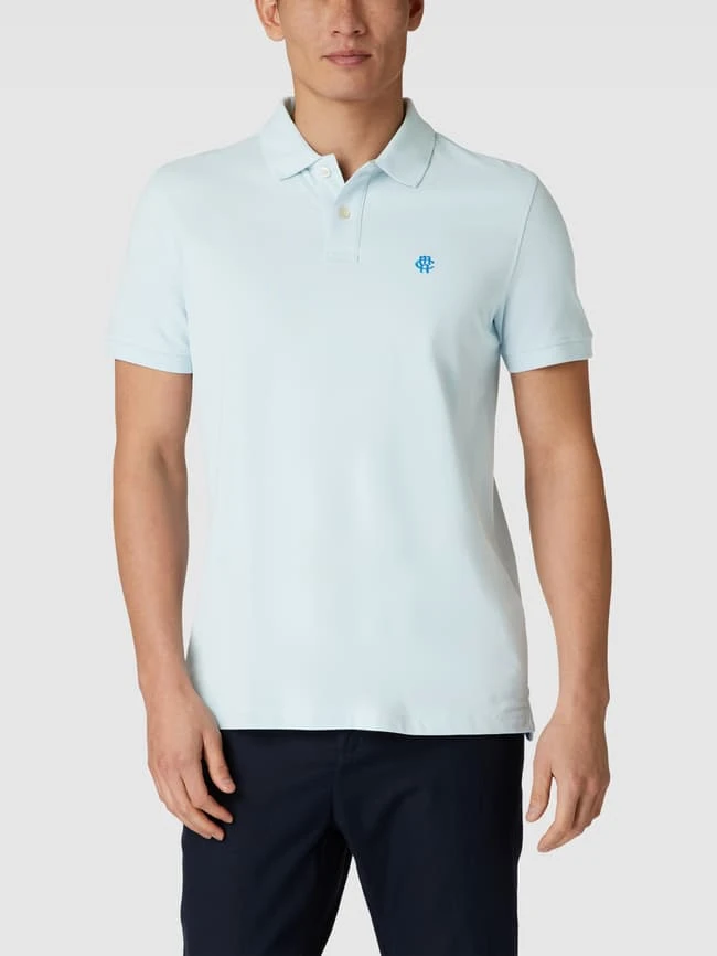 MCNEAL Poloshirt Mit Logo-Stitching - Hellblau 6 MCNEAL Poloshirt Mit Logo-Stitching - Hellblau – Bild 4