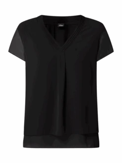 S.Oliver BLACK LABEL Blusenshirt Im Double-Layer-Look - Schwarz 8 S.Oliver BLACK LABEL Blusenshirt Im Double-Layer-Look - Schwarz -Beliebt Bekleidungsgeschäft al436jhp9h430h9jacs58dq691b4cc9g6sql6gpi712j8da68hajahi98923ciqk9p8kskqf612l4da96p3m6opn69j3ed1n6dj3ap9k6sr36e9gc5i30chi68pmco9o6li36d8
