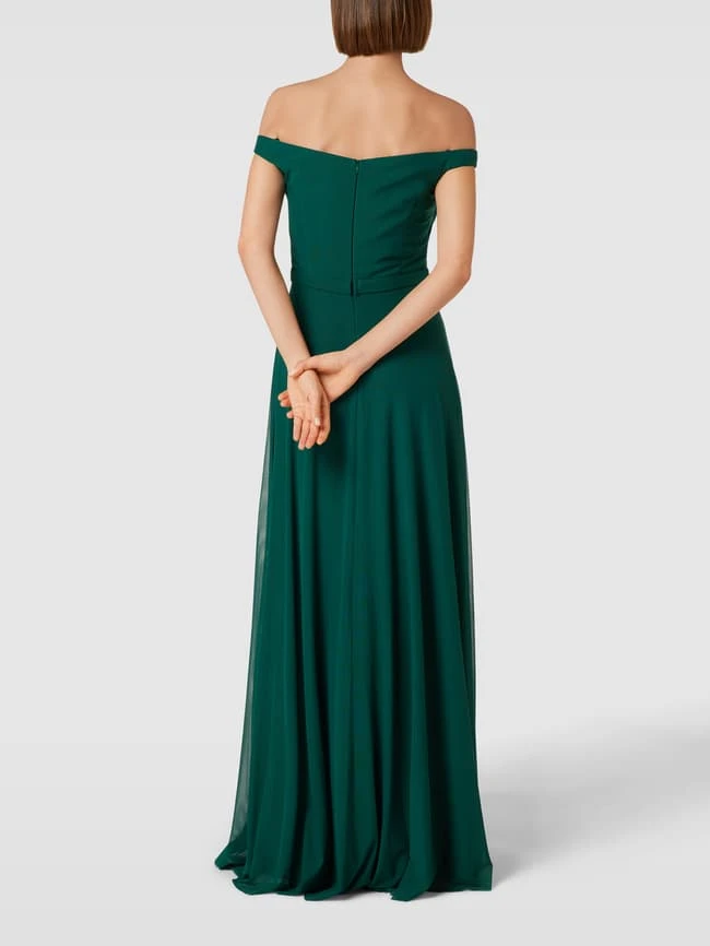 TROYDEN COLLECTION Abendkleid Mit Breiten Trägern - Smaragdgrün 7 TROYDEN COLLECTION Abendkleid Mit Breiten Trägern - Smaragdgrün – Bild 5
